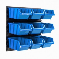 Tool wall 39 x 39 cm with 9 Boxes