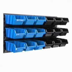 Tool wall 77 x 39 cm with 18 Boxes