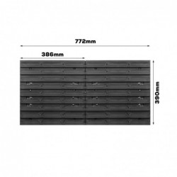 Tool wall 77 x 39 cm with 27 Boxes