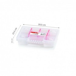 Organizer 19.5 x 15.5 x 3.5 cm with compartments