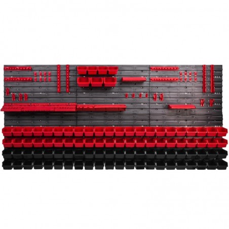 Tool wall 173 x 78 cm with Hooks and 95 Boxes
