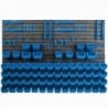 Tool wall 115 x 78 cm with Hooks and 68 Boxes