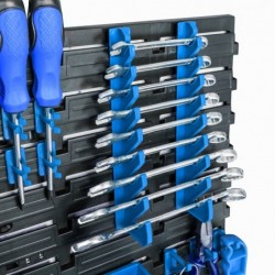 Tool wall 58 x 78 cm with Hooks and 20 Boxes