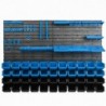 Tool wall 115 x 78 cm with Hooks and 44 Boxes