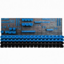 Tool wall 173 x 78 cm with Hooks and 81 Boxes