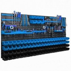 Tool wall 173 x 78 cm with Hooks and 95 Boxes