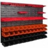 Tool wall 115 x 78 cm with Hooks and 44 Boxes