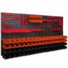 Tool wall 173 x 78 cm with Hooks and 75 Boxes