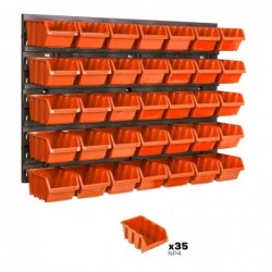 Tool wall 58 x 39 cm with 35 Boxes