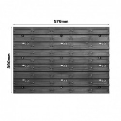 Tool wall 115 x 39 cm with 55 Boxes