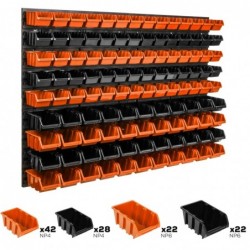 Tool wall 115 x 78 cm with 114 Boxes