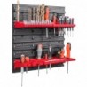 Tool wall 39 x 39 cm with hooks