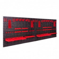 Tool wall 230 x 78 cm with hooks