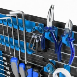 Haken für Werkzeugwand Blau