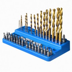 2 Werkzeugregale für Werkzeugwand Blau Bithalterung & Schraubenzieherrhalterung