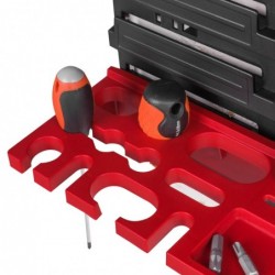 Porte-outils Rouge M pour mur d'outils