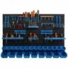 Tool wall 115 x 78 cm with Hooks and 23 Boxes