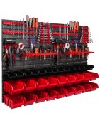 Tool wall with boxes and hooks - Botle
